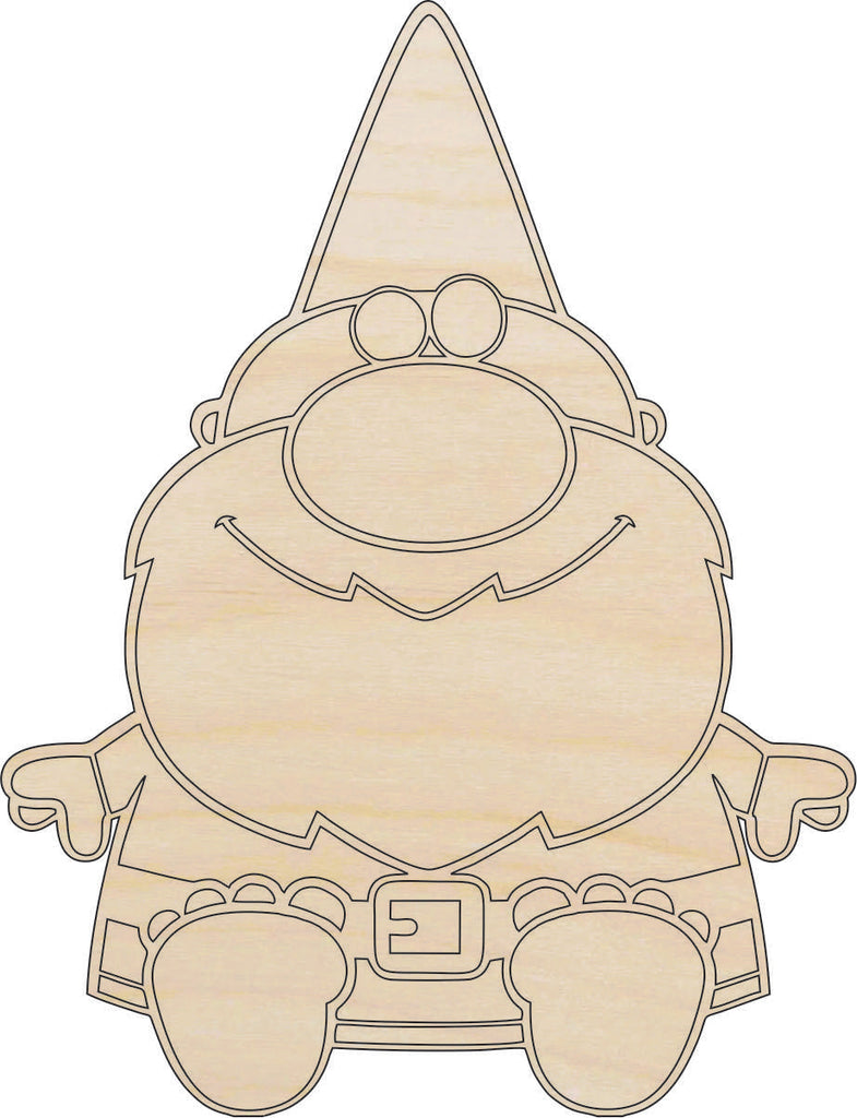 Gnome - Laser Cut Out Unfinished Wood Craft Shape MYTH16