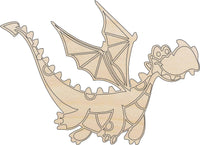 Dragon Wood Craft Shape - Laser Cut Baltic Birch Unfinished DIY Wood Art Supplies MYTH19 - The Wood Shape Store