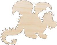 Dragon Wood Craft Shape - Laser Cut Baltic Birch Unfinished DIY Wood Art Supplies MYTH1 - The Wood Shape Store