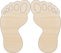 Bigfoot Wood Craft Shape - Laser Cut Baltic Birch Unfinished DIY Wood Art Supplies MYTH27 - The Wood Shape Store