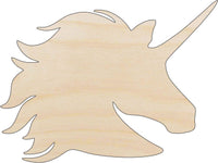 Unicorn Wood Craft Shape - Laser Cut Baltic Birch Unfinished DIY Wood Art Supplies MYTH29 - The Wood Shape Store