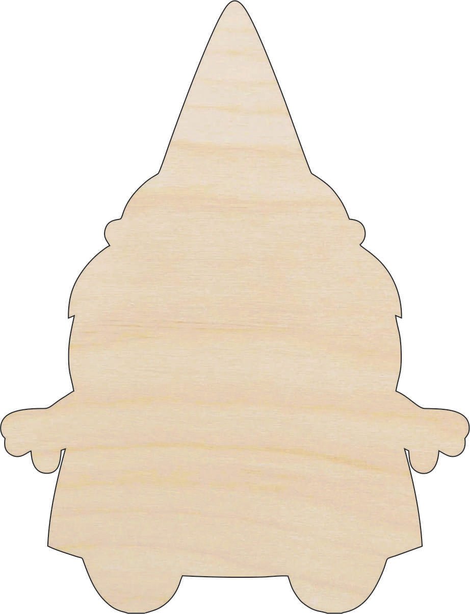Gnome Wood Craft Shape - Laser Cut Baltic Birch Unfinished DIY Wood Art Supplies MYTH61 - The Wood Shape Store