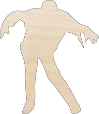 Zombie Wood Craft Shape - Laser Cut Baltic Birch Unfinished DIY Wood Art Supplies MYTH71 - The Wood Shape Store