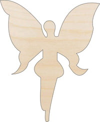 Fairy Wood Craft Shape - Laser Cut Baltic Birch Unfinished DIY Wood Art Supplies MYTH76 - The Wood Shape Store
