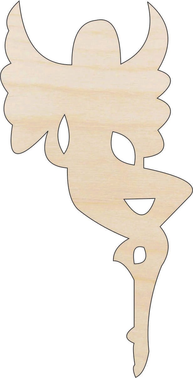 Fairy Wood Craft Shape - Laser Cut Baltic Birch Unfinished DIY Wood Art Supplies MYTH79 - The Wood Shape Store
