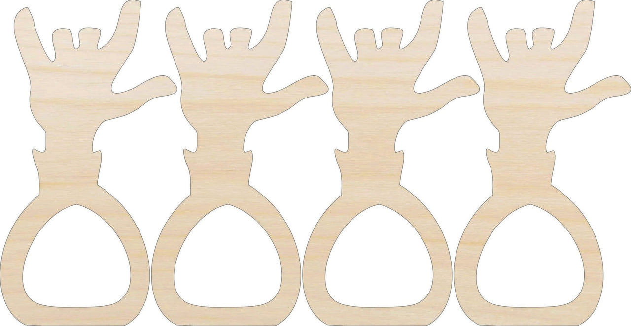 Zombie Napkin Rings Laser Cut Baltic Birch Unfinished DIY Wood Art Supplies NPKN11 - The Wood Shape Store