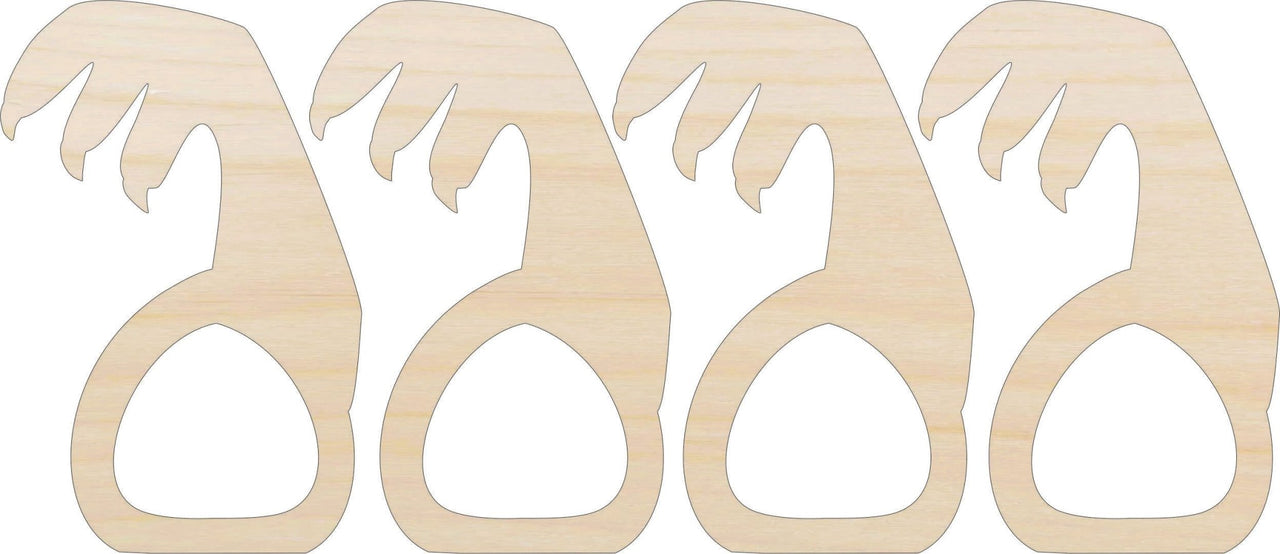 Zombie Napkin Rings Laser Cut Baltic Birch Unfinished DIY Wood Art Supplies NPKN14 - The Wood Shape Store