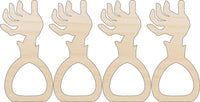 Zombie Napkin Rings Laser Cut Baltic Birch Unfinished DIY Wood Art Supplies NPKN15 - The Wood Shape Store