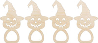 Pumpkin Napkin Rings Laser Cut Baltic Birch Unfinished DIY Wood Art Supplies NPKN43 - The Wood Shape Store