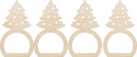 Tree Napkin Rings Laser Cut Baltic Birch Unfinished DIY Wood Art Supplies NPKN64 - The Wood Shape Store