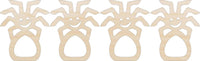 Spider Napkin Rings Laser Cut Baltic Birch Unfinished DIY Wood Art Supplies NPKN8 - The Wood Shape Store