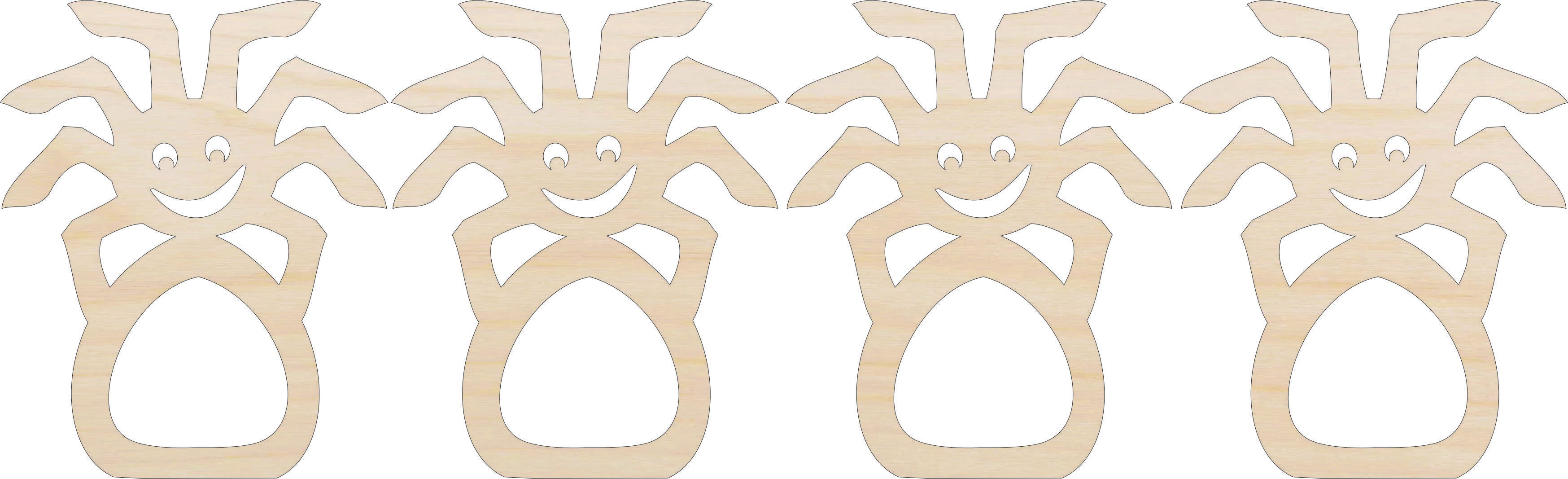 Napkin Rings Spider Unfinished Laser Cut Wood Set of 4 - NPKN8 Napkin Rings Spider Unfinished Laser Cut Wood Set of 4 - NPKN8