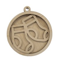 Stockings 3D Laser Cut Ornament – Baltic Birch Wood Craft Supplies | DIY Wood Ornament Kit XM26 - The Wood Shape Store