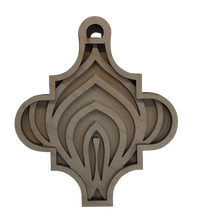 3D Laser Cut Ornament – Baltic Birch Wood Craft Supplies | DIY Wood Ornament Kit DS10 - The Wood Shape Store
