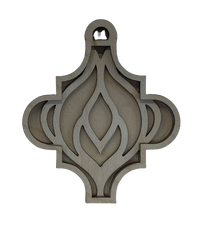 3D Laser Cut Ornament – Baltic Birch Wood Craft Supplies | DIY Wood Ornament Kit DS16 - The Wood Shape Store