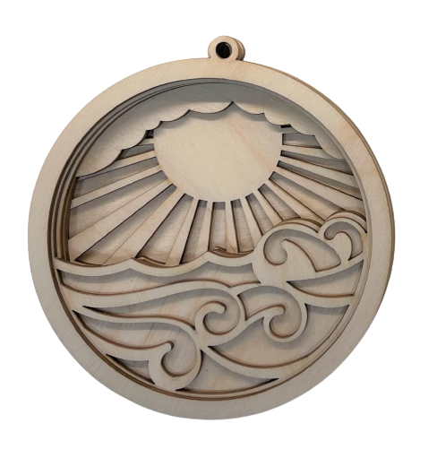 3D Ornament Ocean 6 Pieces Laser Cut Out Unfinished ORN10 3D Ornament Ocean 6 Pieces Laser Cut Out Unfinished ORN10