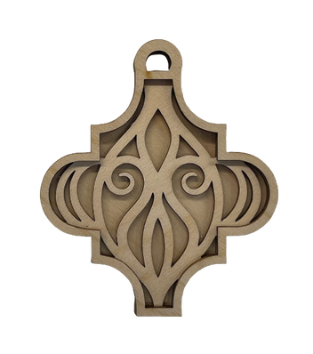 3D Ornament Ocean 6 Pieces Laser Cut Out Unfinished ORN13 3D Ornament Ocean 6 Pieces Laser Cut Out Unfinished ORN13