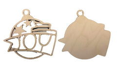 3D Ornament Joy 2 Pieces Laser Cut Out Unfinished ORN158 3D Ornament Joy 2 Pieces Laser Cut Out Unfinished ORN158