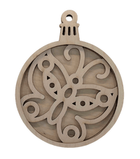 Butterfly 3D Laser Cut Ornament – Baltic Birch Wood Craft Supplies | DIY Wood Ornament Kit AN33 - The Wood Shape Store