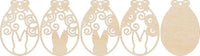 Bunny 3D Laser Cut Ornament – Baltic Birch Wood Craft Supplies | DIY Wood Ornament Kit ES4 - The Wood Shape Store