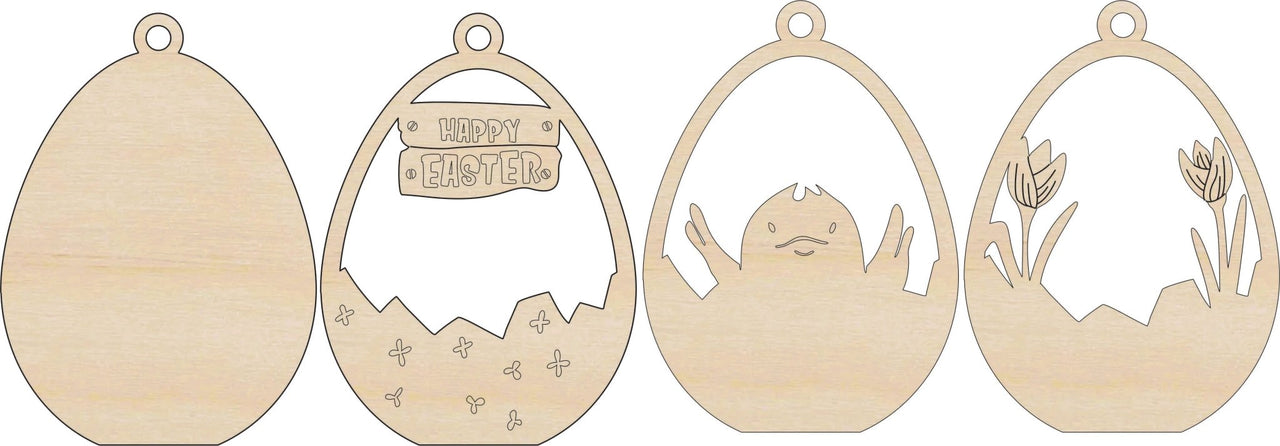 Bird 3D Laser Cut Ornament – Baltic Birch Wood Craft Supplies | DIY Wood Ornament Kit ES62 - The Wood Shape Store