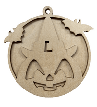 Pumpkin 3D Laser Cut Ornament – Baltic Birch Wood Craft Supplies | DIY Wood Ornament Kit HA26 - The Wood Shape Store