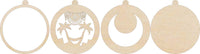 Beach 3D Laser Cut Ornament – Baltic Birch Wood Craft Supplies | DIY Wood Ornament Kit BC3 - The Wood Shape Store