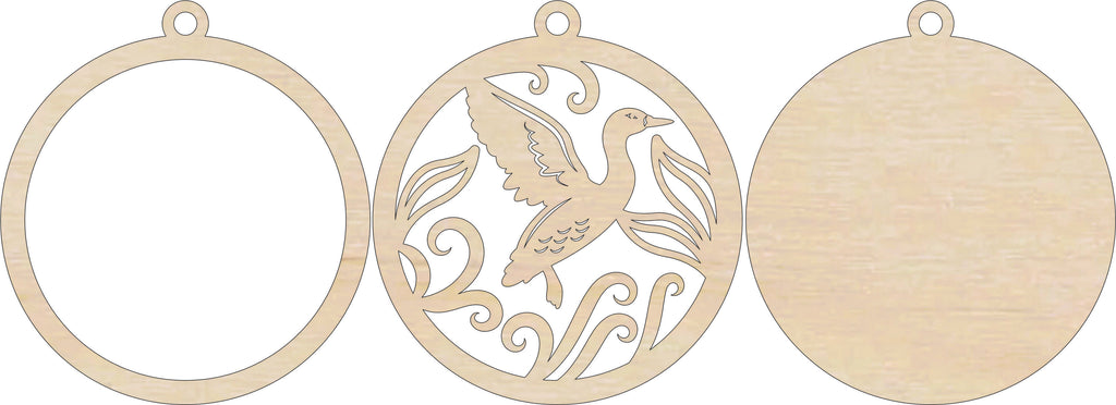 3D Ornament Duck 3 Pieces Laser Cut Out Unfinished ORN231 3D Ornament Duck 3 Pieces Laser Cut Out Unfinished ORN231