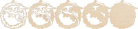 Dragon 3D Laser Cut Ornament – Baltic Birch Wood Craft Supplies | DIY Wood Ornament Kit MY5 - The Wood Shape Store