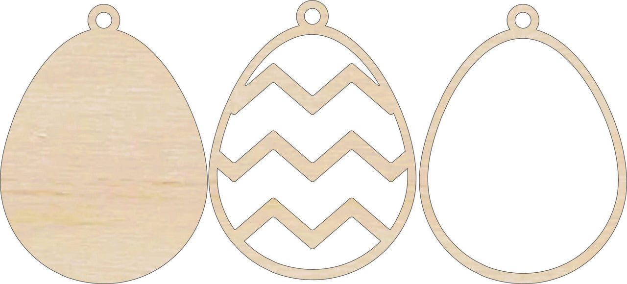 Easter 3D Laser Cut Ornament – Baltic Birch Wood Craft Supplies | DIY Wood Ornament Kit ES20 - The Wood Shape Store