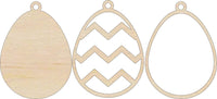 Easter 3D Laser Cut Ornament – Baltic Birch Wood Craft Supplies | DIY Wood Ornament Kit ES20 - The Wood Shape Store