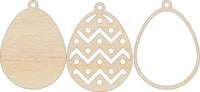 Easter 3D Laser Cut Ornament – Baltic Birch Wood Craft Supplies | DIY Wood Ornament Kit ES57 - The Wood Shape Store