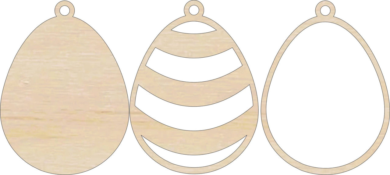 Easter 3D Laser Cut Ornament – Baltic Birch Wood Craft Supplies | DIY Wood Ornament Kit ES23 - The Wood Shape Store