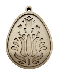 Easter 3D Laser Cut Ornament – Baltic Birch Wood Craft Supplies | DIY Wood Ornament Kit ES21 - The Wood Shape Store