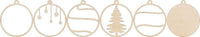 Tree 3D Laser Cut Ornament – Baltic Birch Wood Craft Supplies | DIY Wood Ornament Kit XM38 - The Wood Shape Store