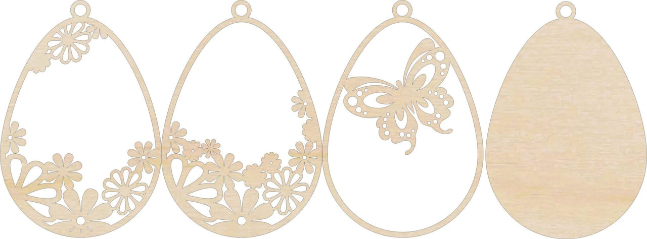 Butterfly 3D Laser Cut Ornament – Baltic Birch Wood Craft Supplies | DIY Wood Ornament Kit ES61 - The Wood Shape Store