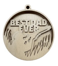 Hunting 3D Laser Cut Ornament – Baltic Birch Wood Craft Supplies | DIY Wood Ornament Kit SP2 - The Wood Shape Store