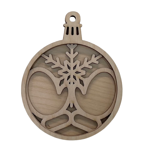 3D Ornament Mitten 3 Pieces Laser Cut Out Unfinished ORN27 3D Ornament Mitten 3 Pieces Laser Cut Out Unfinished ORN27