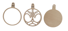3D Ornament Mitten 3 Pieces Laser Cut Out Unfinished ORN27 3D Ornament Mitten 3 Pieces Laser Cut Out Unfinished ORN27