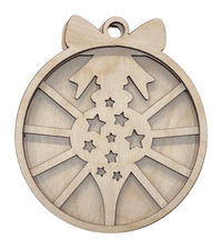 3D Laser Cut Ornament – Baltic Birch Wood Craft Supplies | DIY Wood Ornament Kit XM52 - The Wood Shape Store