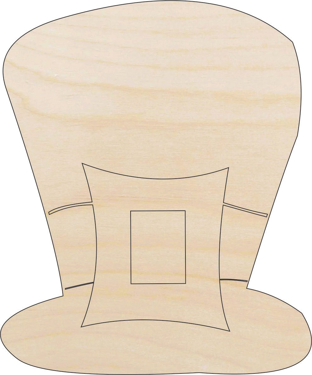 Hat Wood Craft Shape - Laser Cut Baltic Birch Unfinished DIY Art Supplies PAT1 - The Wood Shape Store