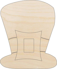 Hat Wood Craft Shape - Laser Cut Baltic Birch Unfinished DIY Art Supplies PAT1 - The Wood Shape Store