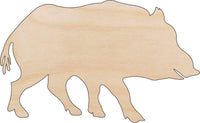 Pig Wood Craft Shape - Laser Cut Baltic Birch Unfinished DIY Wood Art Supplies PIG21 - The Wood Shape Store