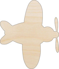 Airplane Wood Craft Shape - Laser Cut Baltic Birch Unfinished DIY Wood Art Supplies PLN16 - The Wood Shape Store