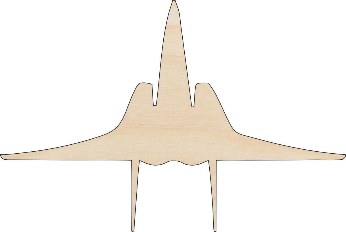 Airplane Wood Craft Shape - Laser Cut Baltic Birch Unfinished DIY Wood Art Supplies PLN18 - The Wood Shape Store