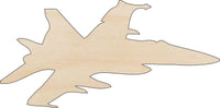 Airplane Wood Craft Shape - Laser Cut Baltic Birch Unfinished DIY Wood Art Supplies PLN2 - The Wood Shape Store