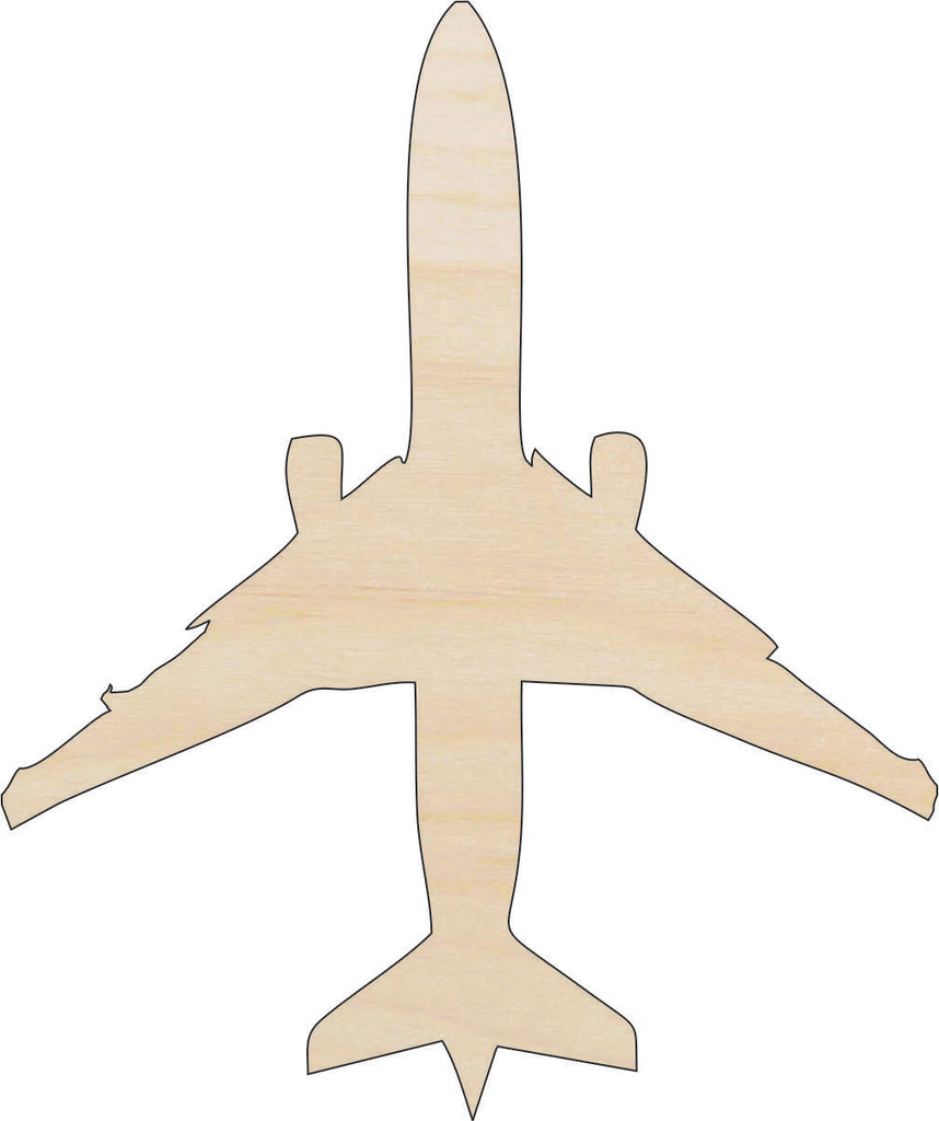 Airplane - Laser Cut Out Unfinished Wood Craft Shape PLN6