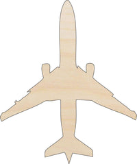 Airplane Wood Craft Shape - Laser Cut Baltic Birch Unfinished DIY Wood Art Supplies PLN6 - The Wood Shape Store