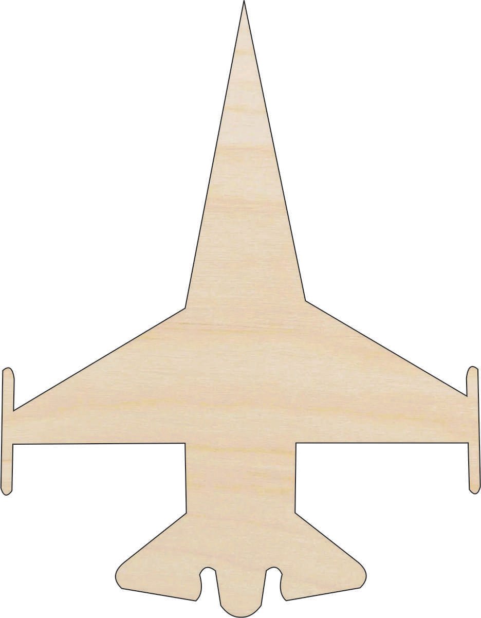 Airplane Wood Craft Shape - Laser Cut Baltic Birch Unfinished DIY Wood Art Supplies PLN7 - The Wood Shape Store