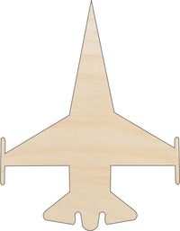 Airplane Wood Craft Shape - Laser Cut Baltic Birch Unfinished DIY Wood Art Supplies PLN7 - The Wood Shape Store